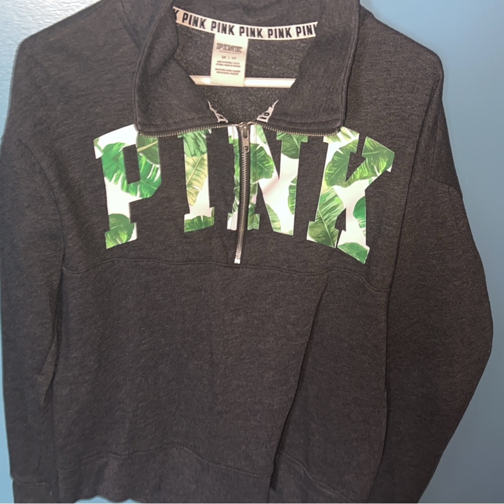 Victoria's Secret PINK Quarter-Zip Sweatshirt